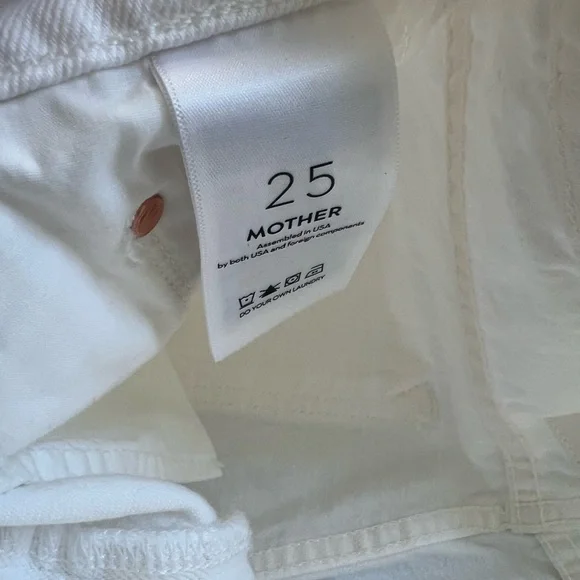 New MOTHER The Maven Bermuda Fray Shorts Sz 25 - Picture 3 of 12